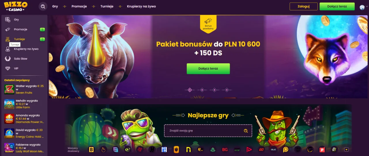 Recenzja Bizzo Casino